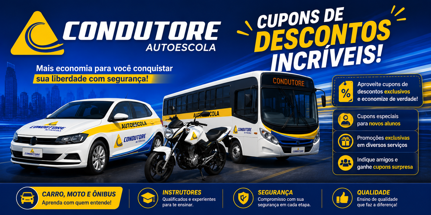 CUPONS DE DESCONTO